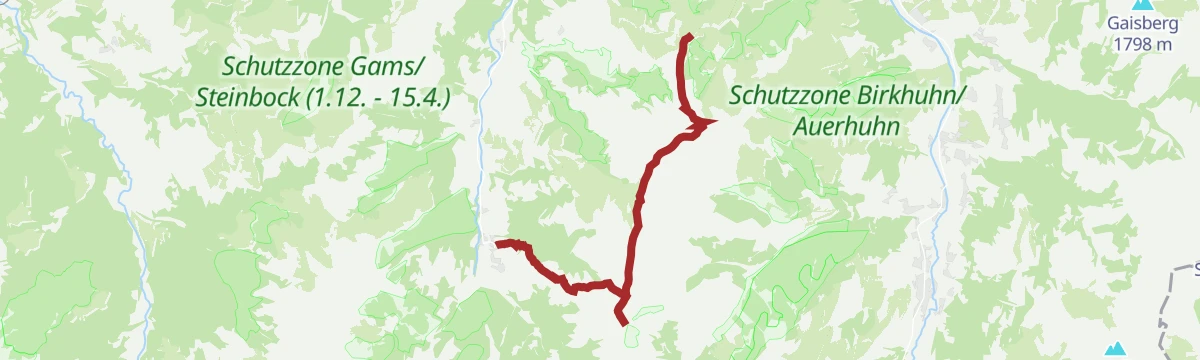 Route map: Schwarzkogel Easy
